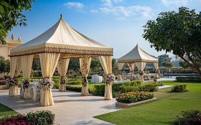 Tentes & chapiteaux pour mariage au château